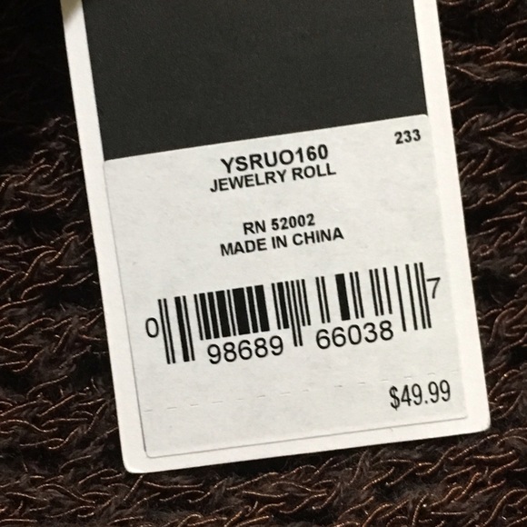 NWT Juicy couture travel jewelry roll - Picture 2 of 4