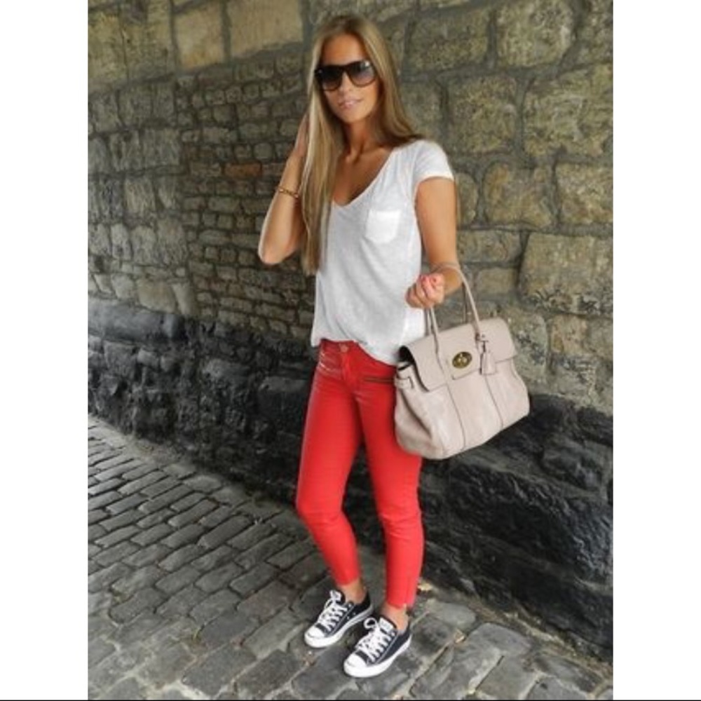 Red Skinny Jeans