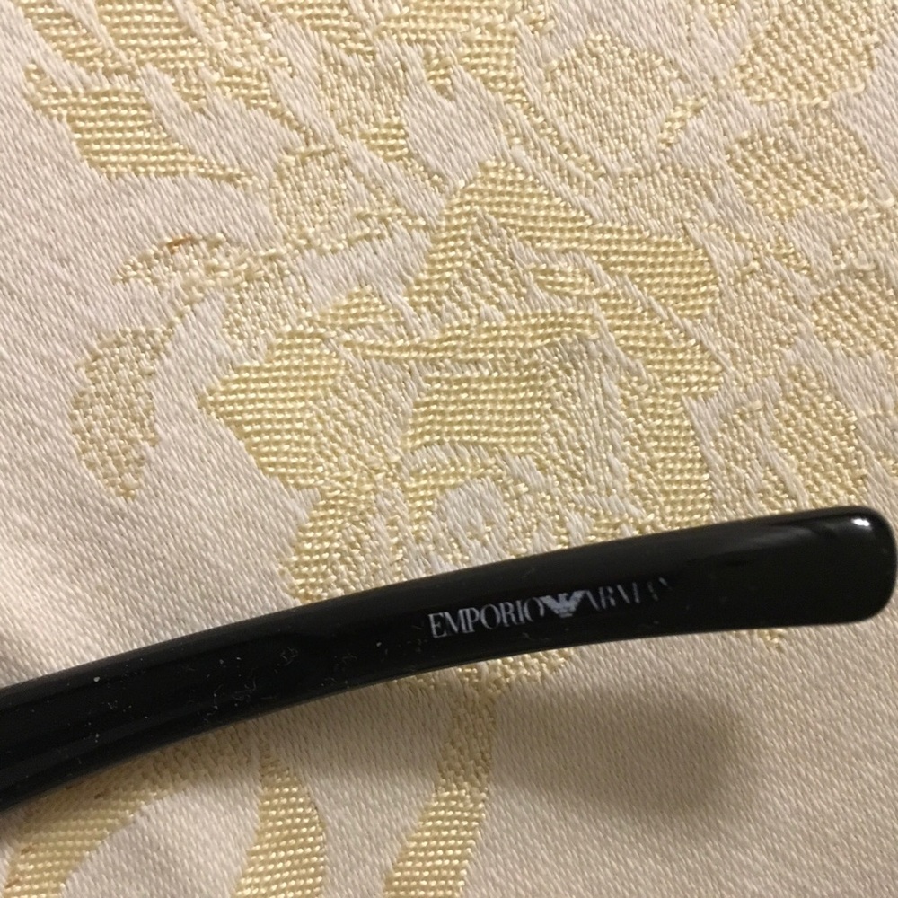 ARMANI BLACK PAVE SUNGLASSES - Picture 4 of 4