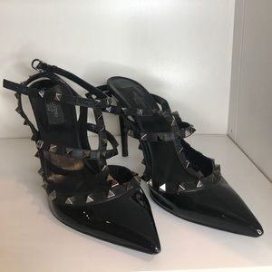 Valentino Noir Rockstud Heels