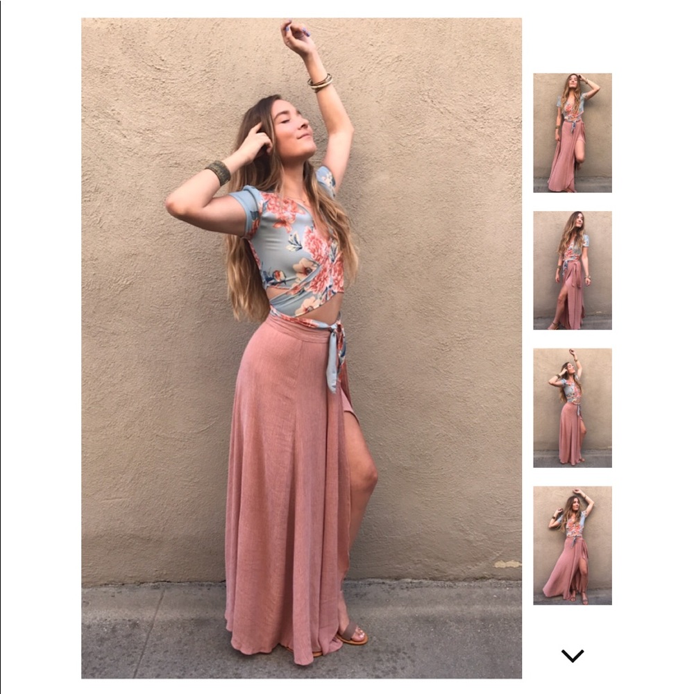 1 LARGE left!! Hesperia Maxi Skirt - Picture 3 of 6
