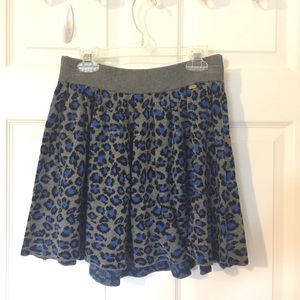 NWT Aeropostale Sweater Material Cheetah Skirt