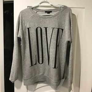 LOVE crewneck sweater or sweatshirt