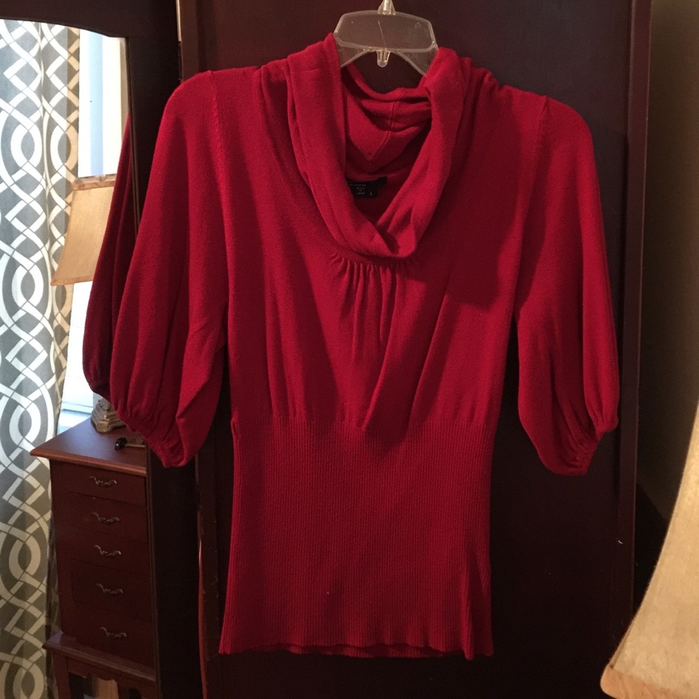 Red blouse