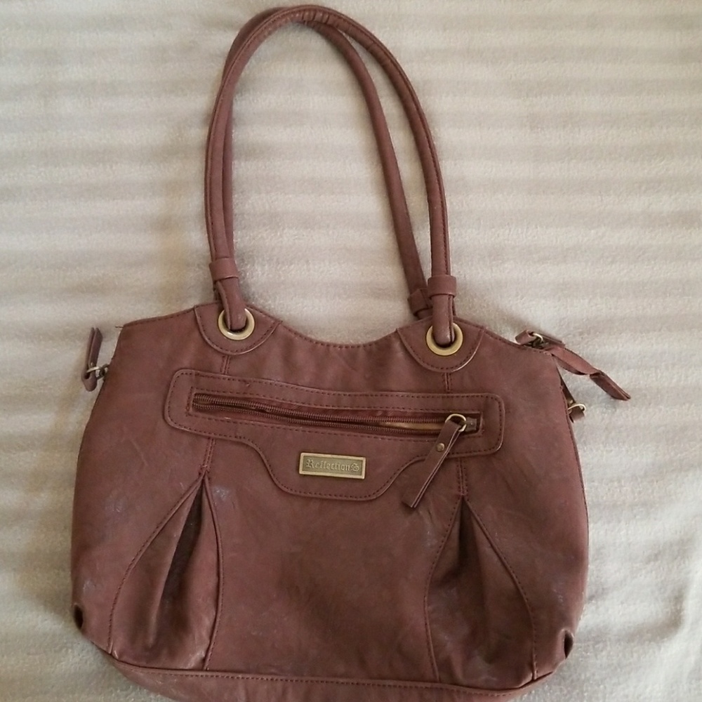Burgundy purse