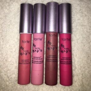 4 TARTE MATTE LIP TINTS
