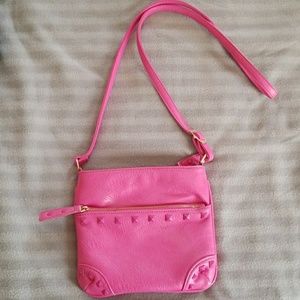 Pink crossbody bag