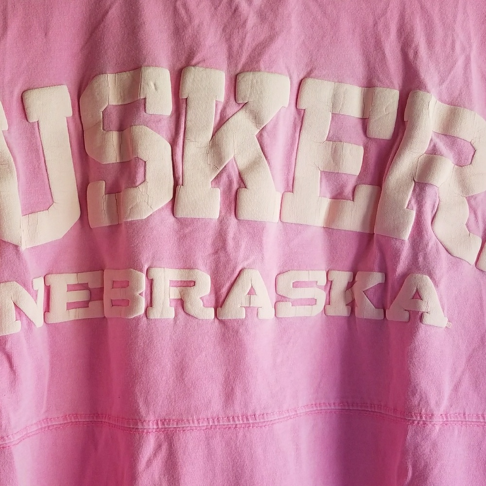Nebraska Cornhuskers L Sleeve Oversized Tshirt