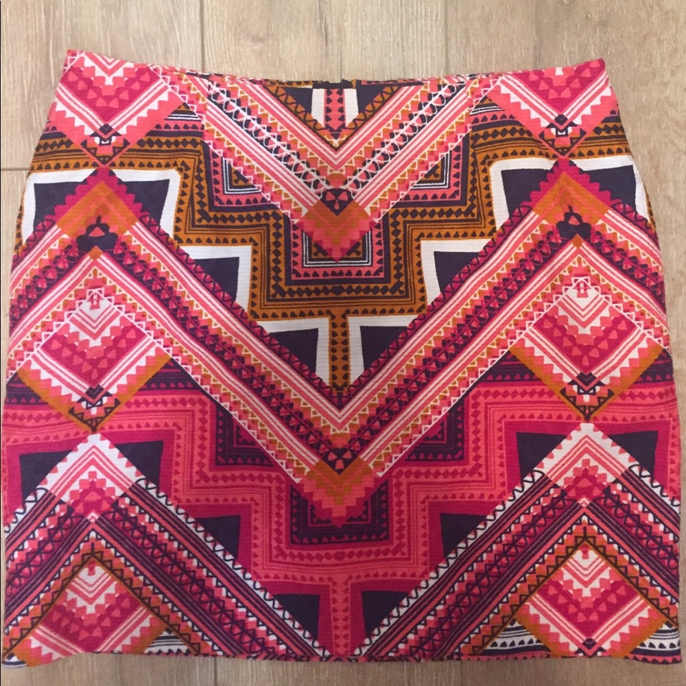 Merona Fun Aztec- Geometric Design Skirt