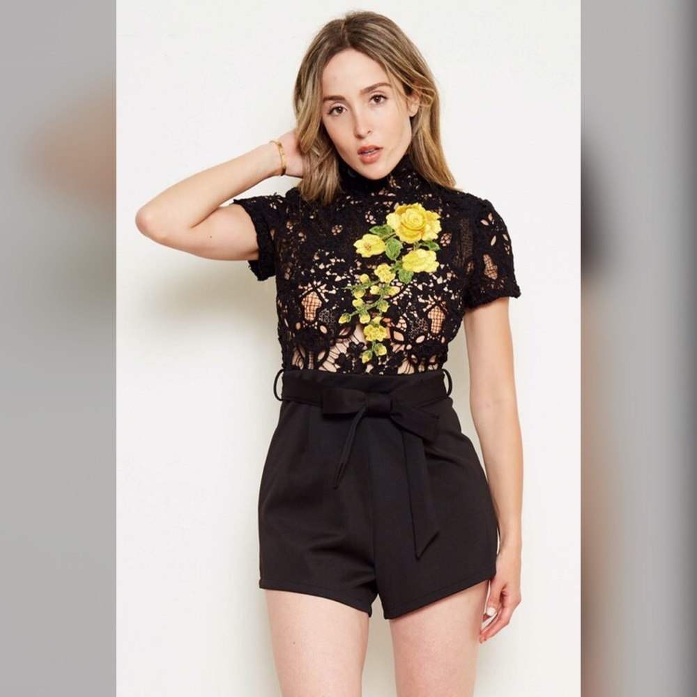 Shape Of You Lace Romper - Picture 6 of 8