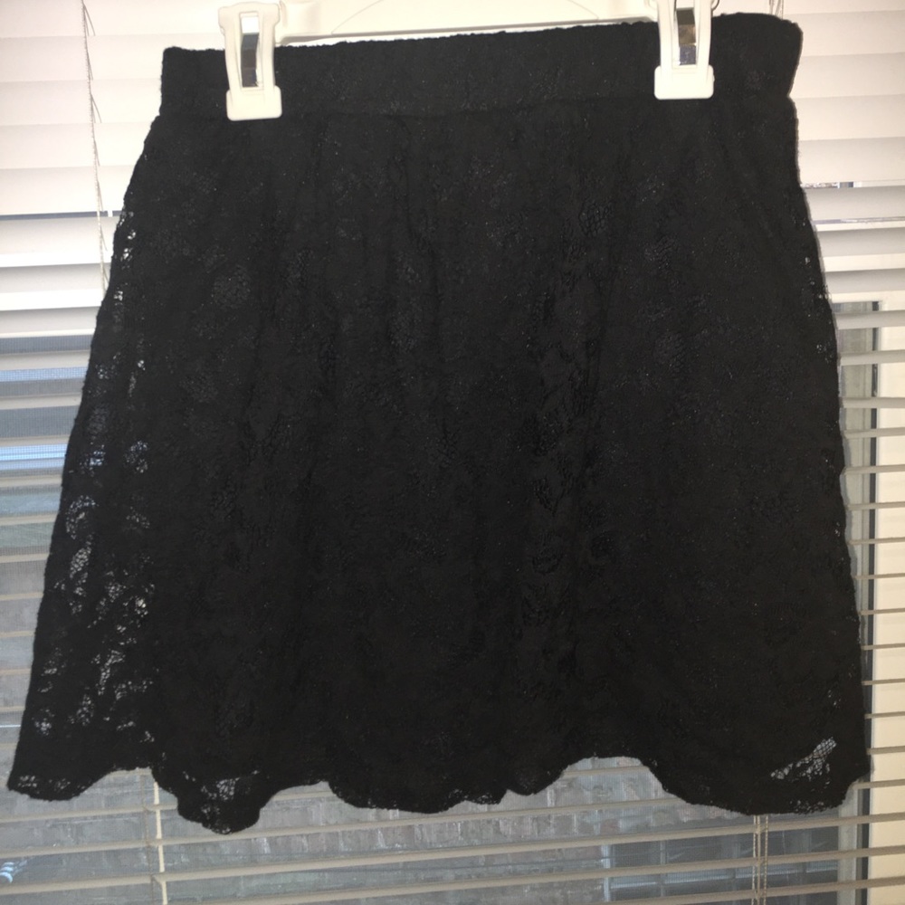Lace skater skirt