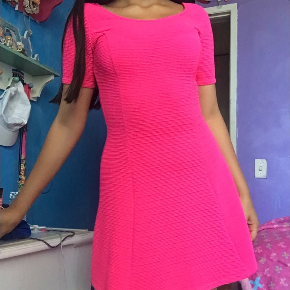 Vibrant pink dress