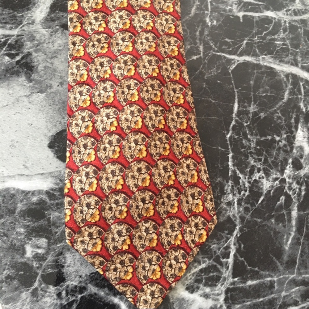 Vintage Ermenegildo Zegna floral tie
