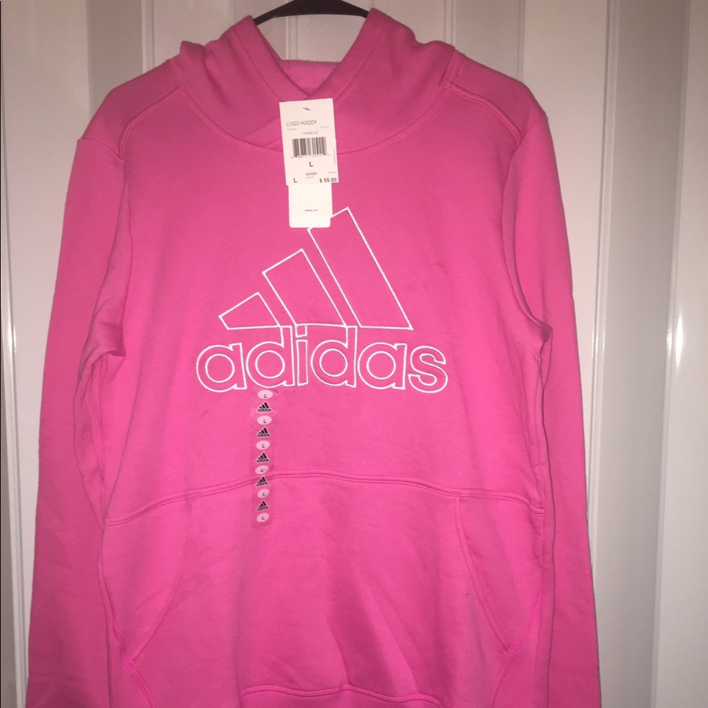 Adidas logo hoodie