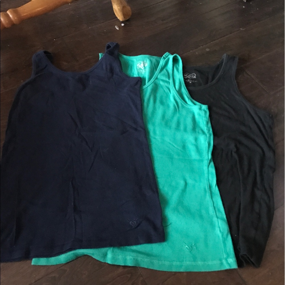 3 justice tanks, size 20