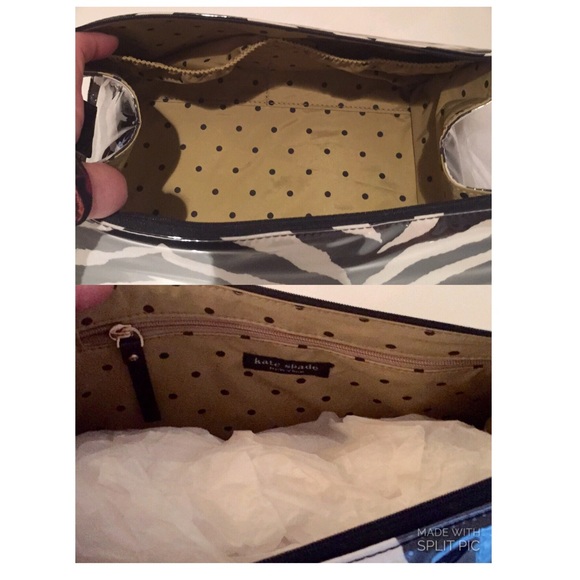 🚫SOLD NWT Kate Spade Bandipur Zebra Cosmetic Bag - Picture 8 of 8