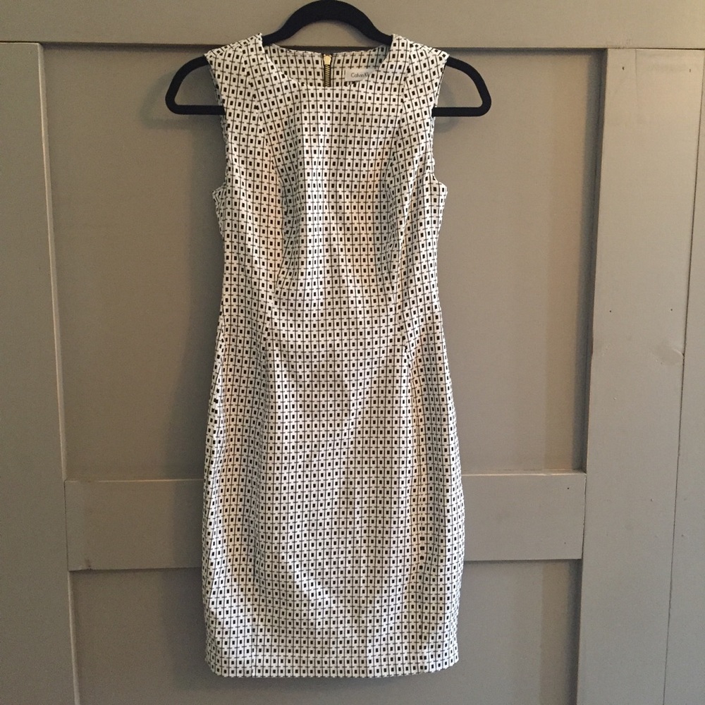 NWOT Calvin Klein Sheath Dress, 4P