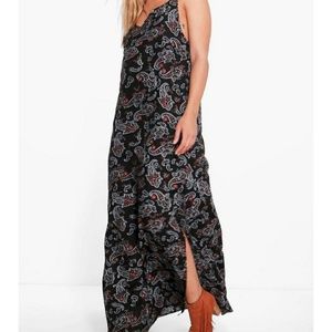 Paisley maxi dress