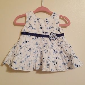 Adorable newborn dress with diaper cover & sweater
