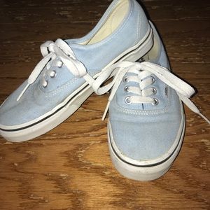 Light blue vans