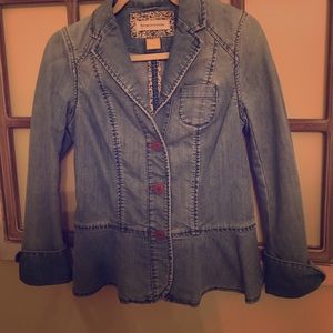 Light denim blazer