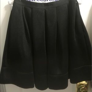 SANDRO - black a-line poof skirt (size 6-8)