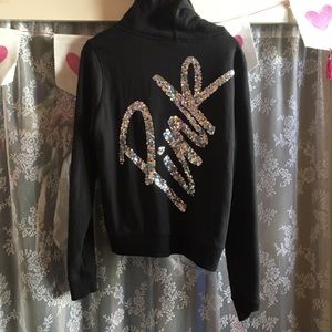 Glitter Hoodie - PINK
