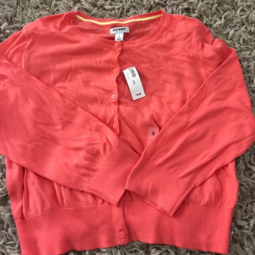 Salmon color light sweater