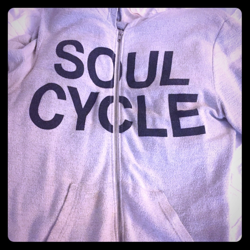 Soulcycle grey sweatshirt L hardly worn
