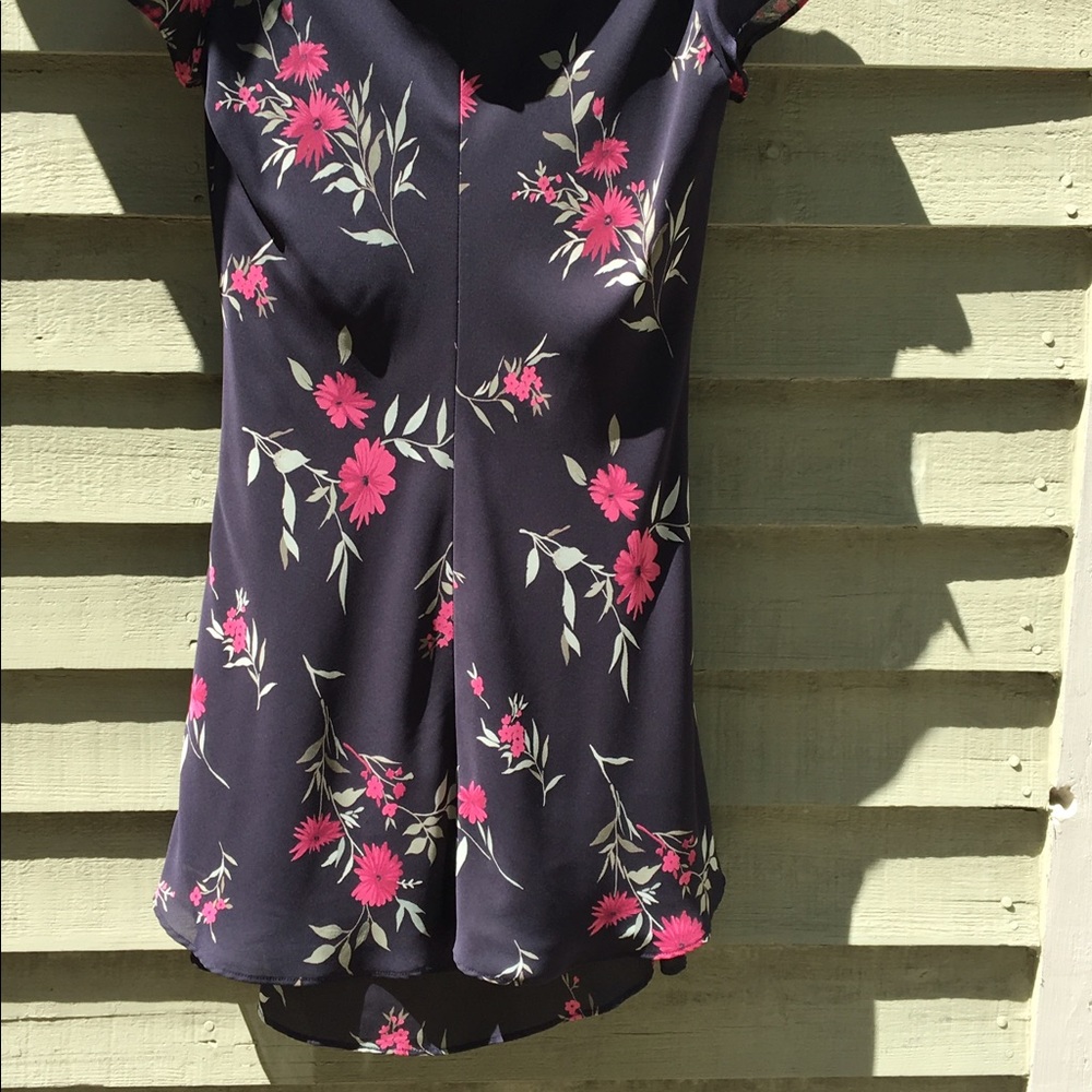 Molly Malloy Petite Dress with beaded flowers - Picture 4 of 5