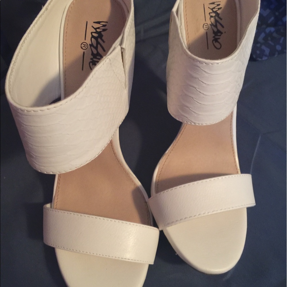 White heels perfect for a night out