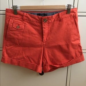 Banana Republic dark orange/red shorts