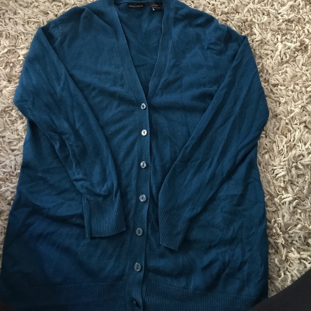 Blue sweater, size large!