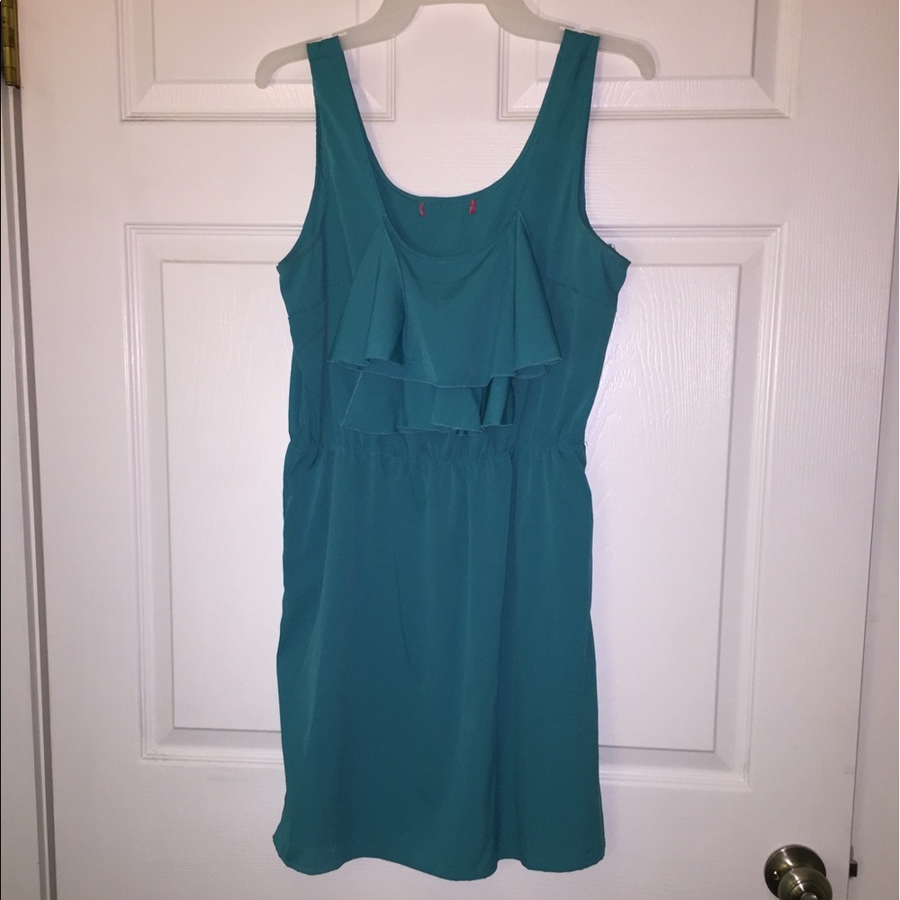 Flowy turquoise dress