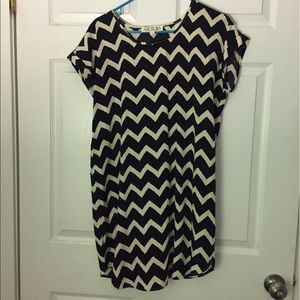 Flowy chevron dress