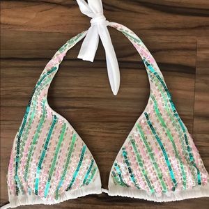 Victoria's Secret Sequin Bikini Top