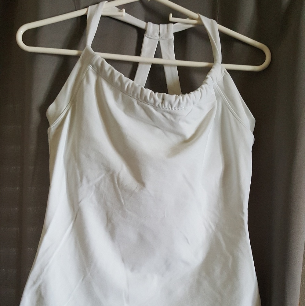 White workout top
