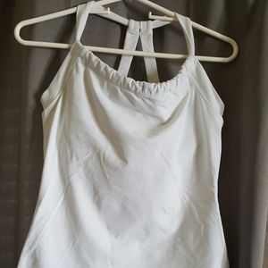 White workout top