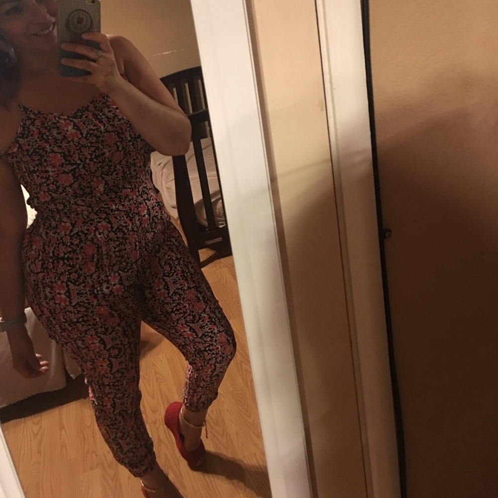Fun print jumpsuit