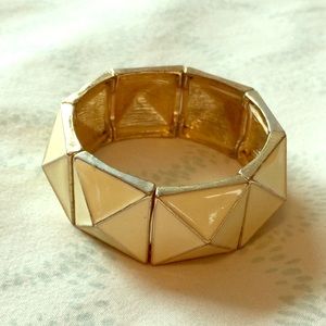 Fun geometric link bracelet