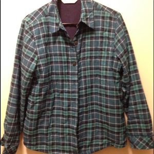 Button up flannel shirt