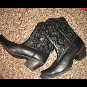 Black cowboy boots