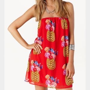 Show Me Your Mumu Pineapple Lorraine tube dress 🍍