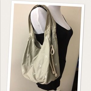 American Eagle Outfitters gray tote bag
