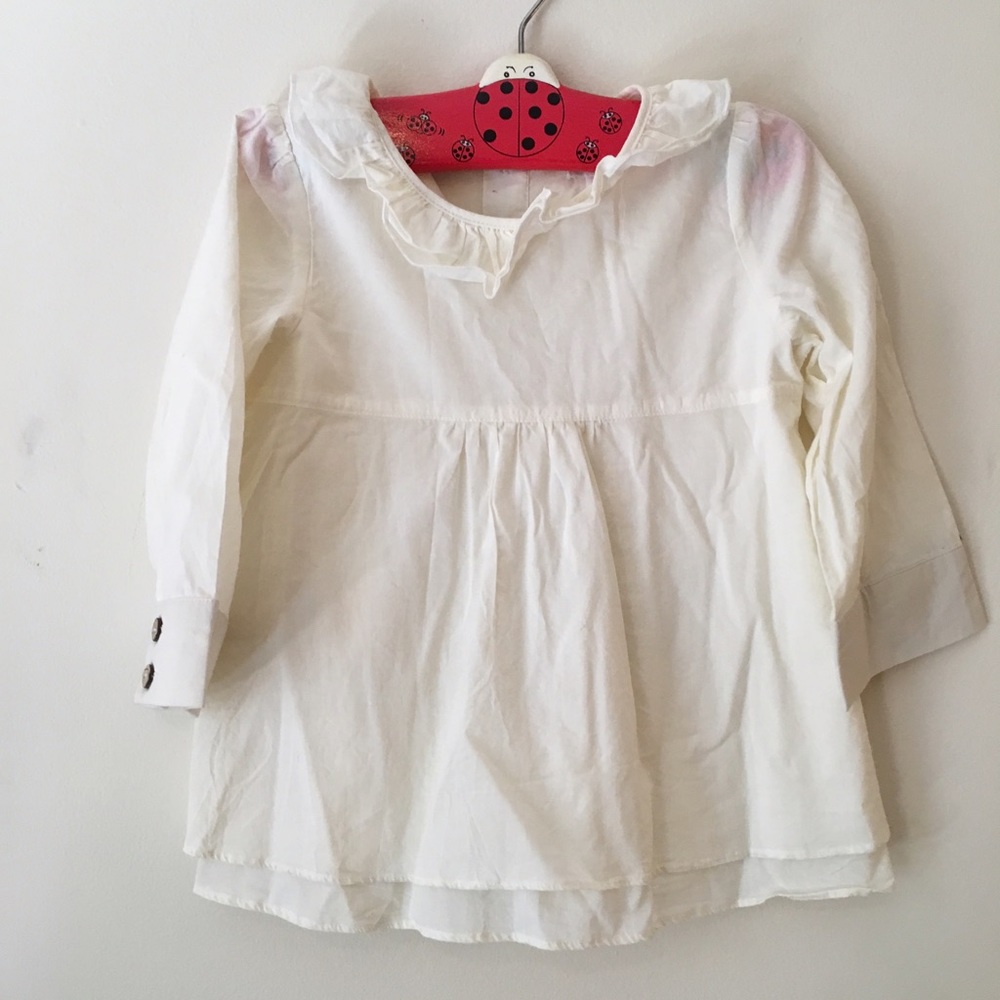 Neige white cotton blouse