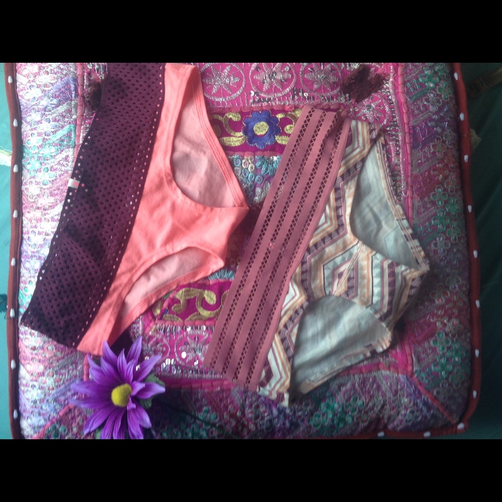 2 BRAND NEW Pink Victoria secret cheeky panties