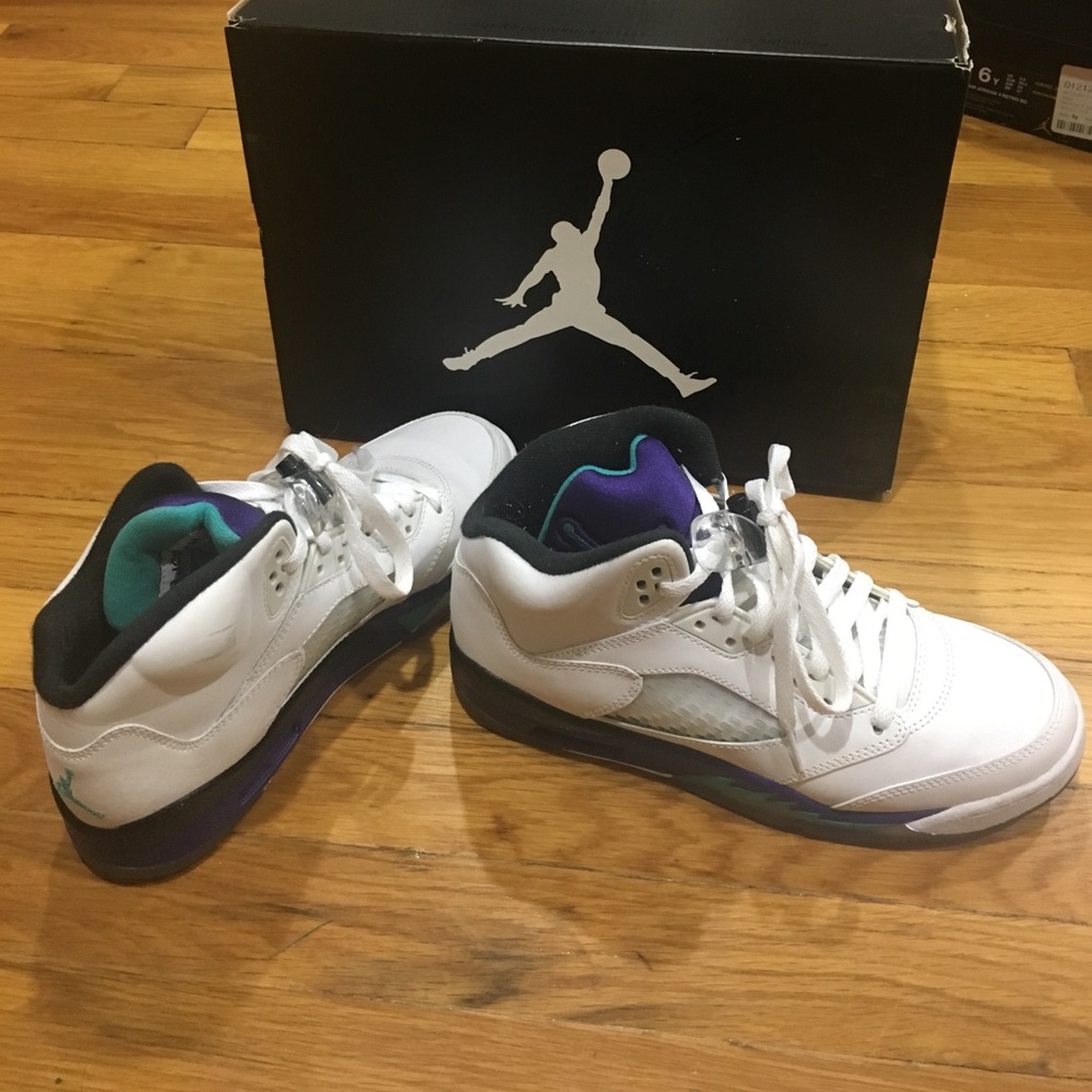 Jordan Grape retro 5s release 2013