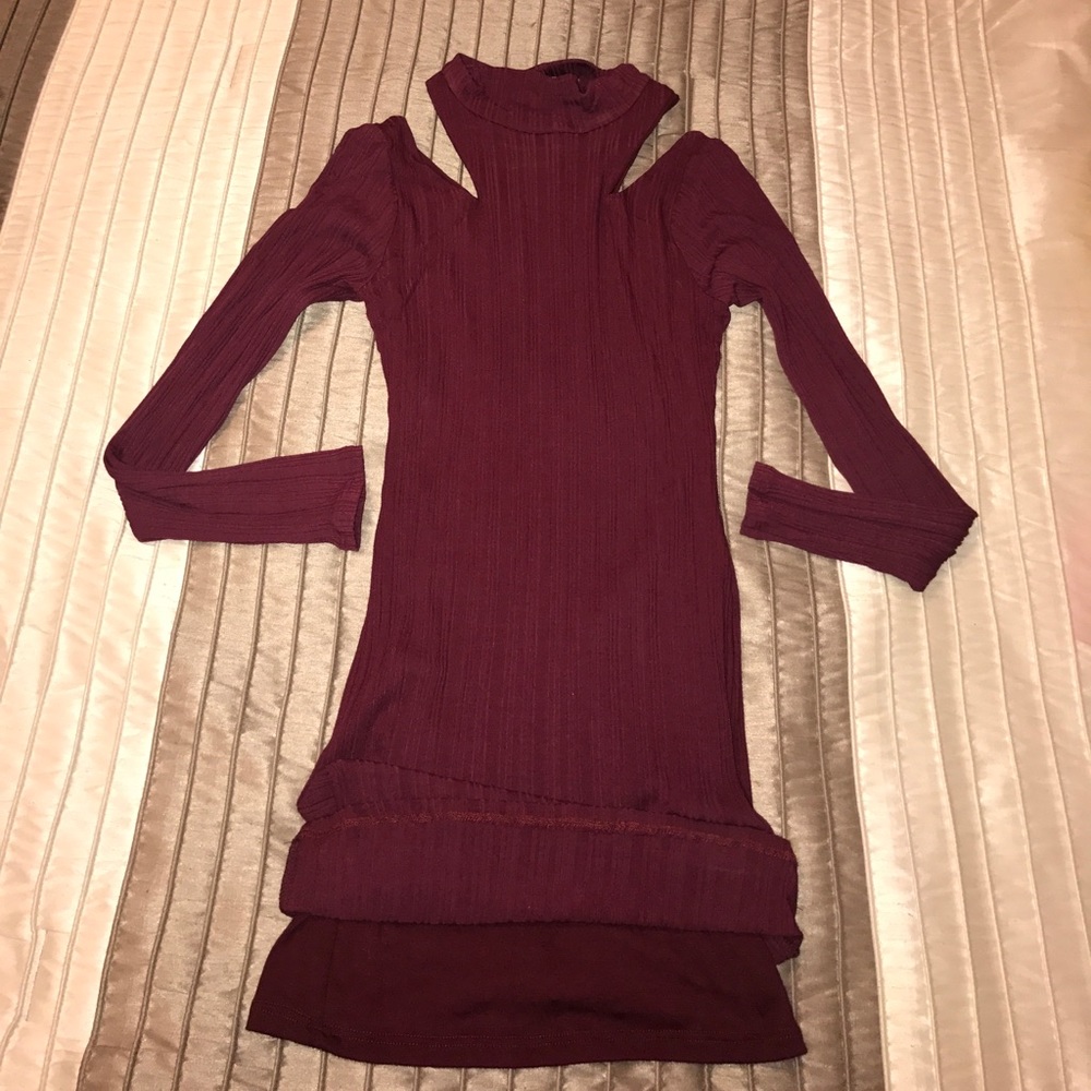 Burgundy Dress