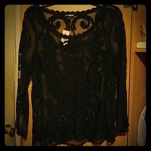 Lace Long Sleeve Shirt