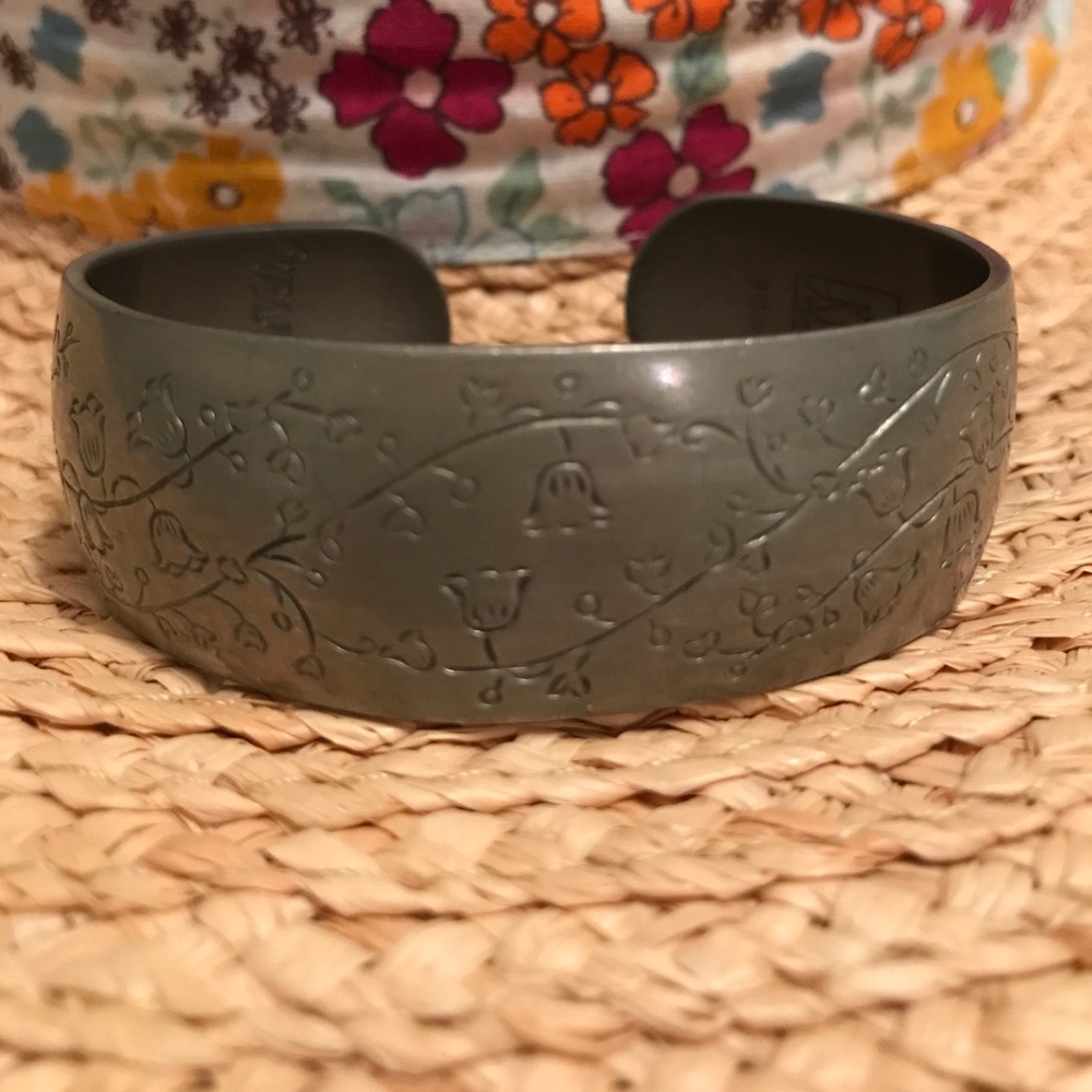 Pewter cuff bracelet